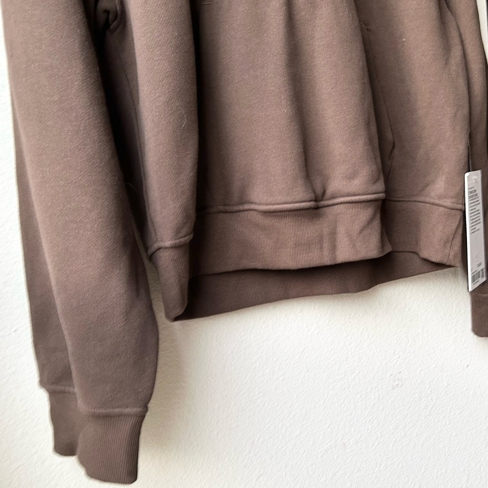 NWT Lululemon Brown Steady State Oversized Hoodie Walnut Crunch Sz S - Picture 5 of 12